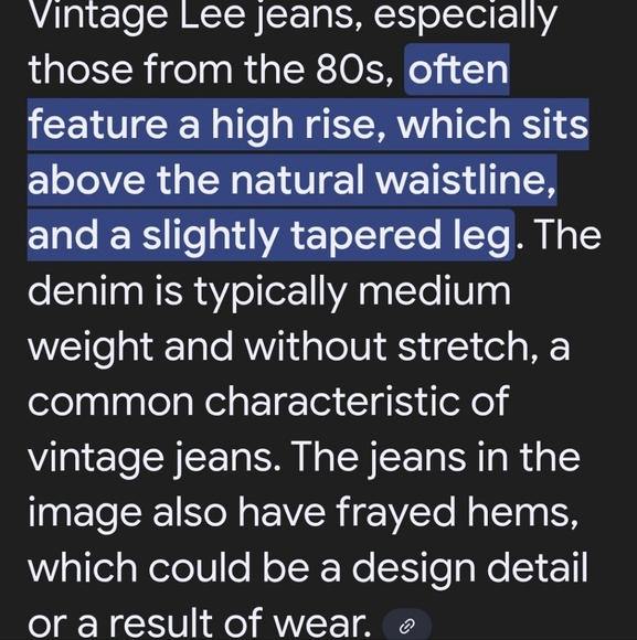 LEE Original Straight Womens Jeans Ultra High Waist Raw Hem Distressed Vintage - Picture 16 of 16